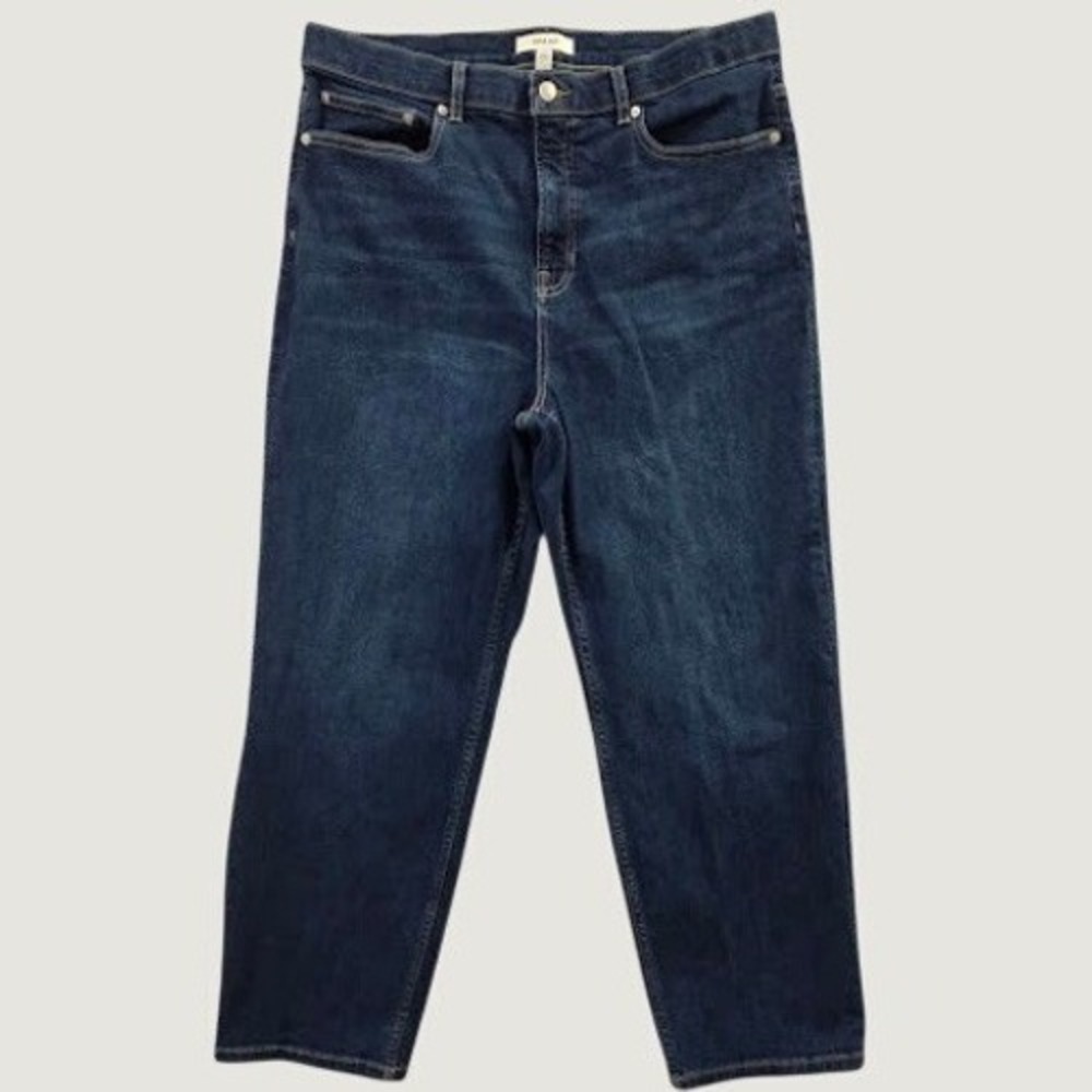 SPANX SPANXsculpt ReDefine Slim Straight Jeans Women's 20 Blue High Rise Denim
